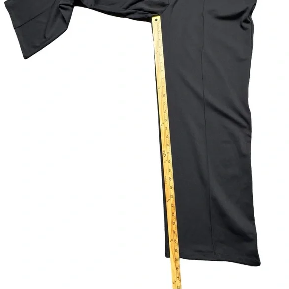 G4Free Wide‎ Leg Pants Black NWT High Waist  Large Travel Work Casual Minimalist - Picture 6 of 13